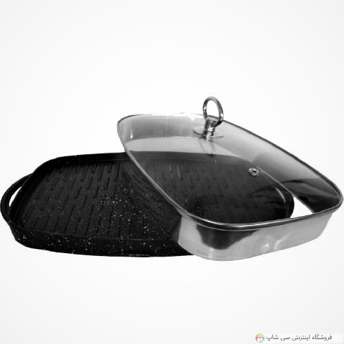 تابه گریل مدل مستطیل سایز 34 تابه گریل مدل مستطیل سایز 34